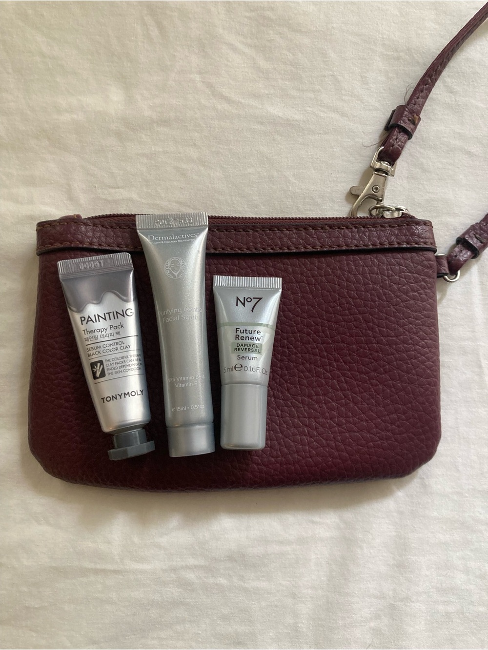 4 Piece Bundle - Skincare and Wristlet